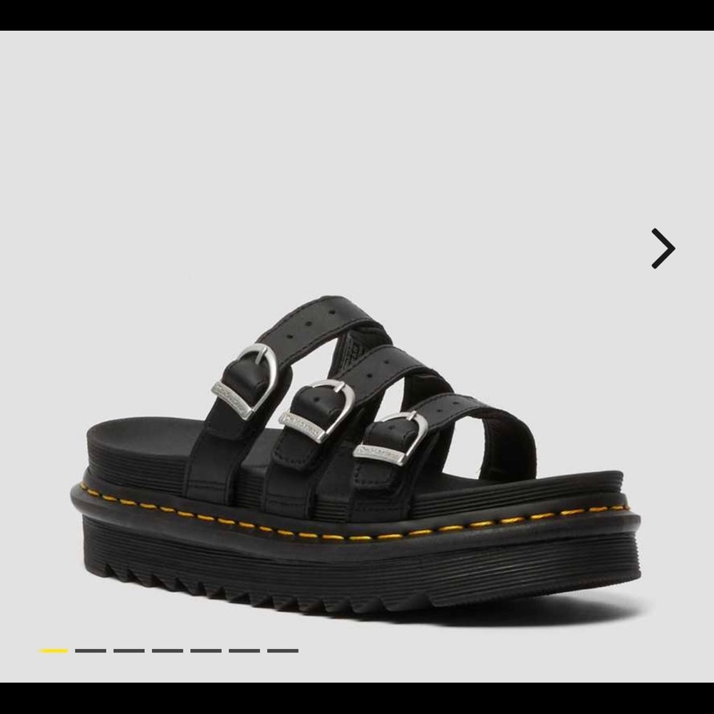 Dr. Martens Blair leather slide sandals